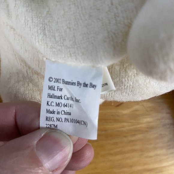 2003 Hallmark Bunnies by the Bay 12" Buttercup Stuffed Plush Bunny Rabbit - Picture 6 of 7